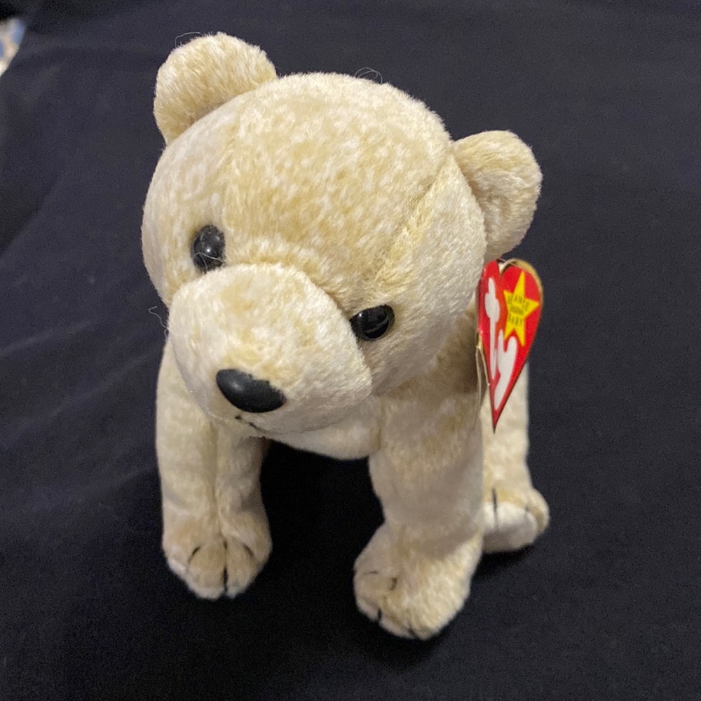 NWT Almond Ty beanie baby bear